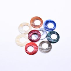 アクリルパーツ プレート 抜き正円 1穴 5×38mm【100ヶ】