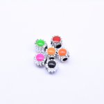 アクリルビーズ エポ付き 花型 10×10mm【50ヶ】