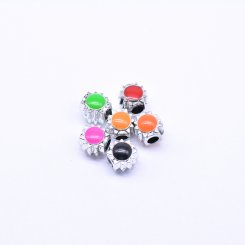アクリルビーズ エポ付き 花型 10×10mm【50ヶ】