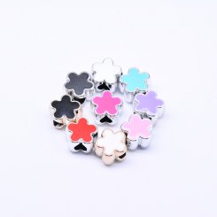 アクリルビーズ エポ付き 花型 8×13mm【50ヶ】