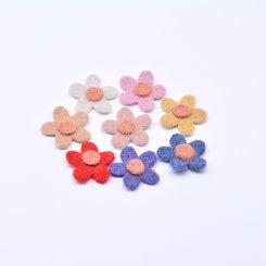 フラワーパーツ クラフト 五弁花 蕊花【20ヶ(約6g】