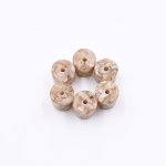 樹脂ビーズ 円形 12x12mm ベージュ【50ヶ(約113g)】