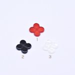 アクリルパーツ クローバー 2×12mm【50ヶ】