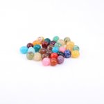 アクリルビーズ オーバル カラーミックス 13×15mm【500g/约310ヶ】