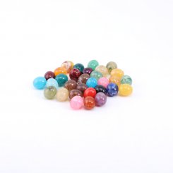 アクリルビーズ オーバル カラーミックス 13×15mm【500g/约310ヶ】