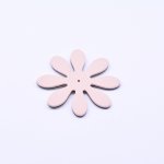 アクリルパーツ 花型 1穴 ライトピンク 2×46mm【20ヶ】