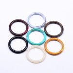 アクリルパーツ プレート 丸フレーム 1穴 5×45mm【100ヶ】