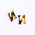 アクリルピアス N型 琥珀色 13×14mm【20ヶ】