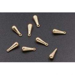 CCBチャーム 雫 1カン 8×22mm ゴールド【20ヶ】