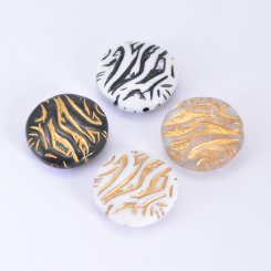アクリルビーズ アンティーク調 コイン 26mm【500g】