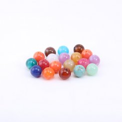 アクリルビーズ 丸型 カラーミックス 18mm【500g/约150ヶ】