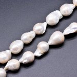 淡水パールのビーズ 不規則 天然素材【1連（約17ヶ）】
