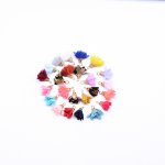 タッセルチャーム お花 金具付 ゴールド カラーミックス【50ヶ】