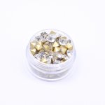ラインストーン Vカット クリスタル 6.4-6.6mm【1包(約144ヶ）】