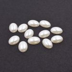 パールカボション 楕円形 18x25mm ベージュ【500g(約290ヶ)】