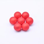 アクリルビーズ 丸玉 レッド 10mm【500g】