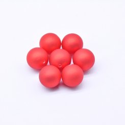 アクリルビーズ 丸玉 レッド 10mm【500g】