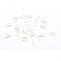 ネイルパーツ メタルパーツ 長方形フレーム 5×10mm ゴールド【約500ヶ】
