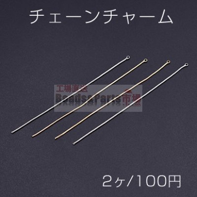 チェーンチャーム No.9 カン付き 10cm【2ヶ】