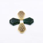 樹脂チャーム 六角形 1カン 48x38mm【50ヶ(約972g)】