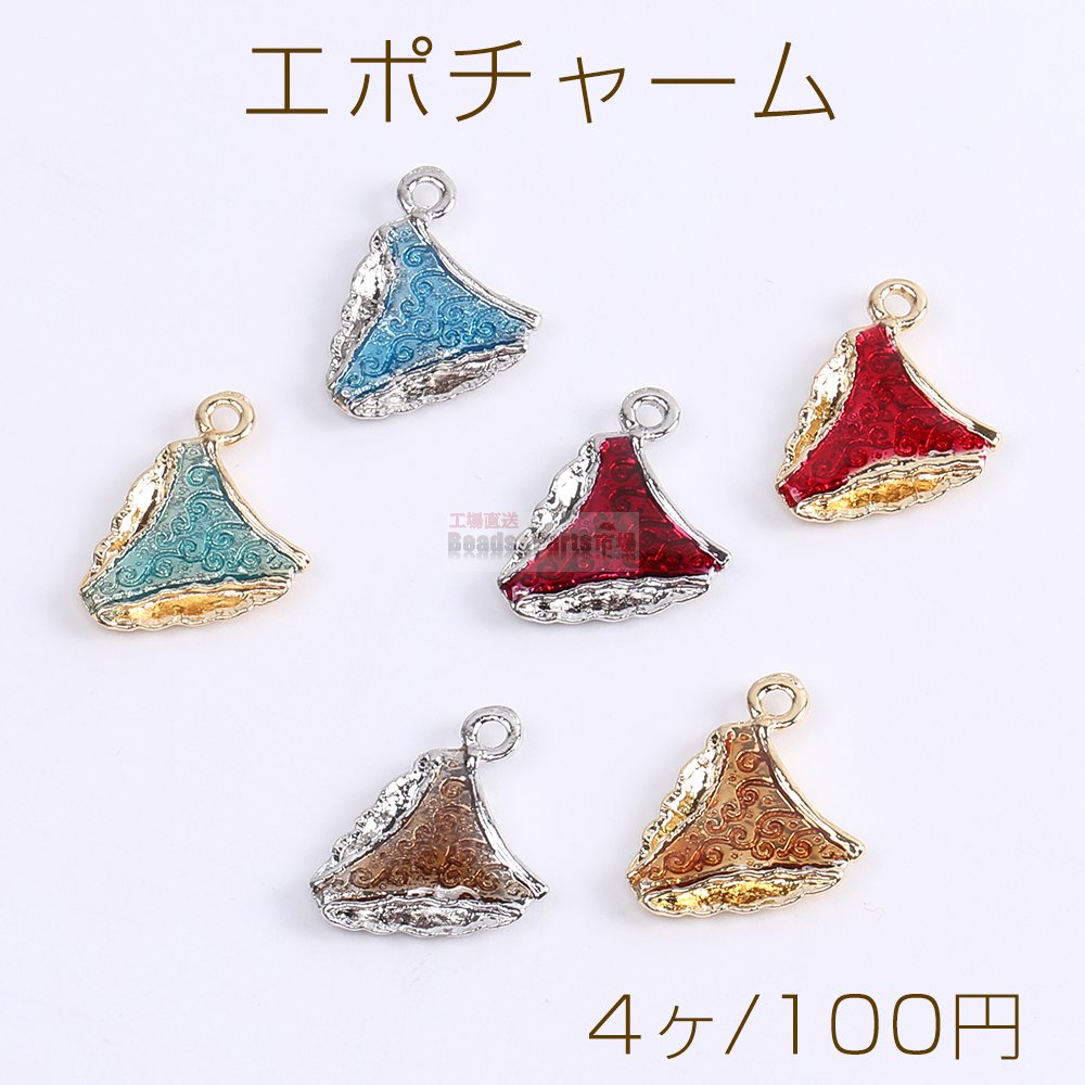 エポチャーム メタルチャーム パンツチャーム 14×16mm（4ヶ） - Beads-Parts-Market.jp