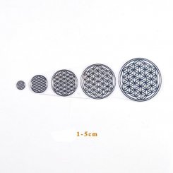 DIY 手作り素 材エポキシ充 填 金 属ステッカー シルバー10-50mm【2ヶ】