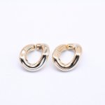 チェーンパーツ ツイスト オーバル ゴールド 15×18mm【50ヶ】