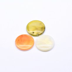 アクリルパーツ プレート 丸 穴あり チャームパーツ 5×29mm 【100ヶ】