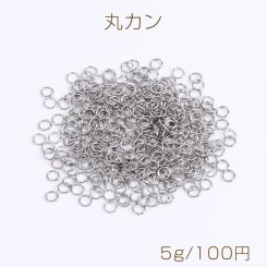 ステンレス製 丸カン 0.4×3mm 5g(約550ヶ)