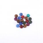 アクリルビーズ ソロバン カラーミックス 15mm【500g/约360ヶ】