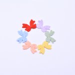 刺繍ワッペン リボン 24×35mm 【20ヶ（約10g）】