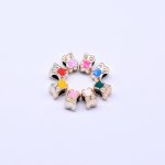 アクリルビーズ エポ付き フクロウ 8×11mm【50ヶ】