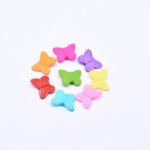 アクリルビーズ 蝶 カラーミックス 11×14mm 【500g（約2083ヶ）】