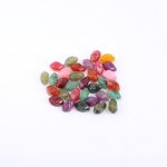 アクリルビーズ ツイスト カラーミックス 12×17mm【500g/约500ヶ】