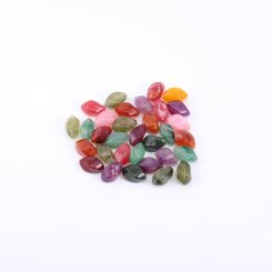 アクリルビーズ ツイスト カラーミックス 12×17mm【500g/约500ヶ】