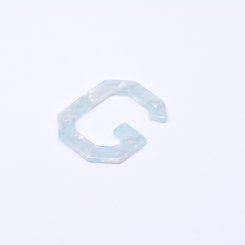 アクリルパーツ G形 ライトブルー 34×42mm【20ヶ】