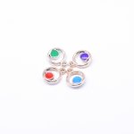 アクリルチャーム エポ付き 丸型 12×15mm【50ヶ】