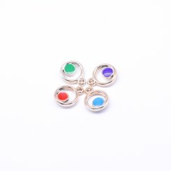 アクリルチャーム エポ付き 丸型 12×15mm【50ヶ】