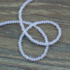 ボタンカットグラスビーズ 8ライトピンク 3x2mm(1連/39cm)