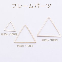 フレームパーツ 三角 3サイズ ゴールド