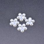 アクリルパーツ デコパーツ 花型カット 2×11mm 【100ヶ】