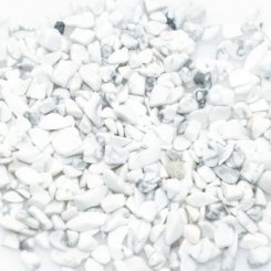天然石さざれチップ 穴なしさざれチップ ハウライト 5-7mm(50g)