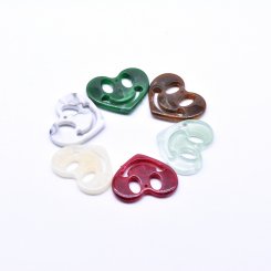 アクリルチャーム ハート 笑顔 22×27mm 【100ヶ】