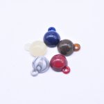アクリルチャーム 丸型 10×13mm【100ヶ】
