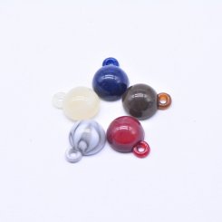 アクリルチャーム 丸型 10×13mm【100ヶ】