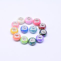 ロンデルアクリルビーズ 丸型 MIX 8×14mm【20ヶ】