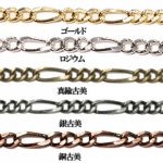 フィガロチェーン 3:1面取り 1.5mm