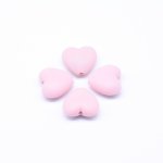 アクリルビーズ ハート ピンク 4×15mm【500g（約350ヶ）】