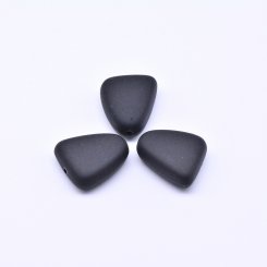 アクリルビーズ 三角形 ブラック 20×23mm【500g（約153ヶ）】
