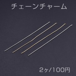 チェーンチャーム No.9 カン付き 10cm【2ヶ】